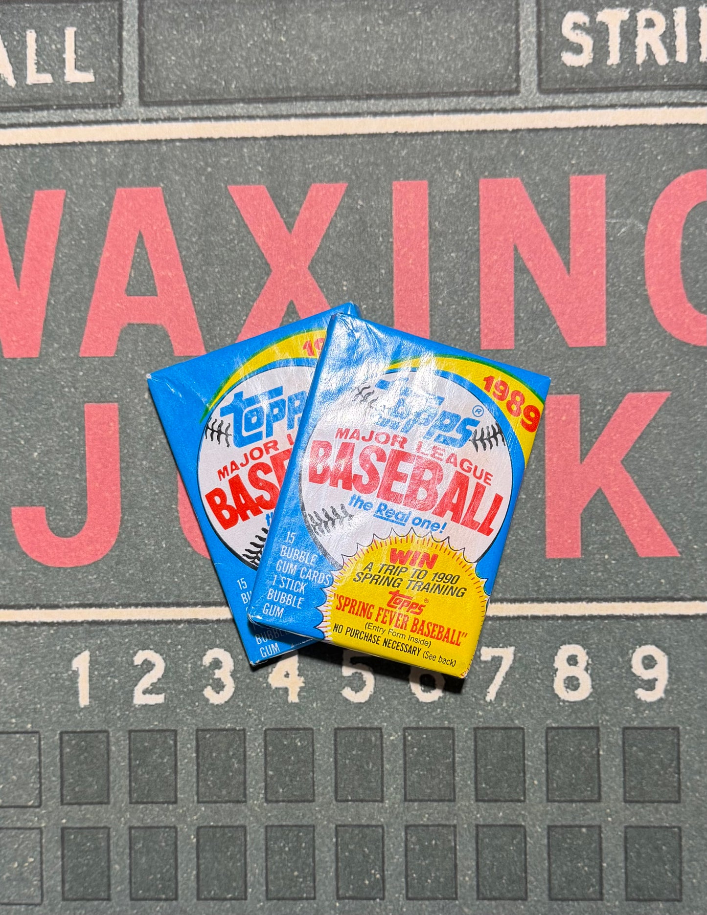 (2)1989 Topps Baseball Wax Packs