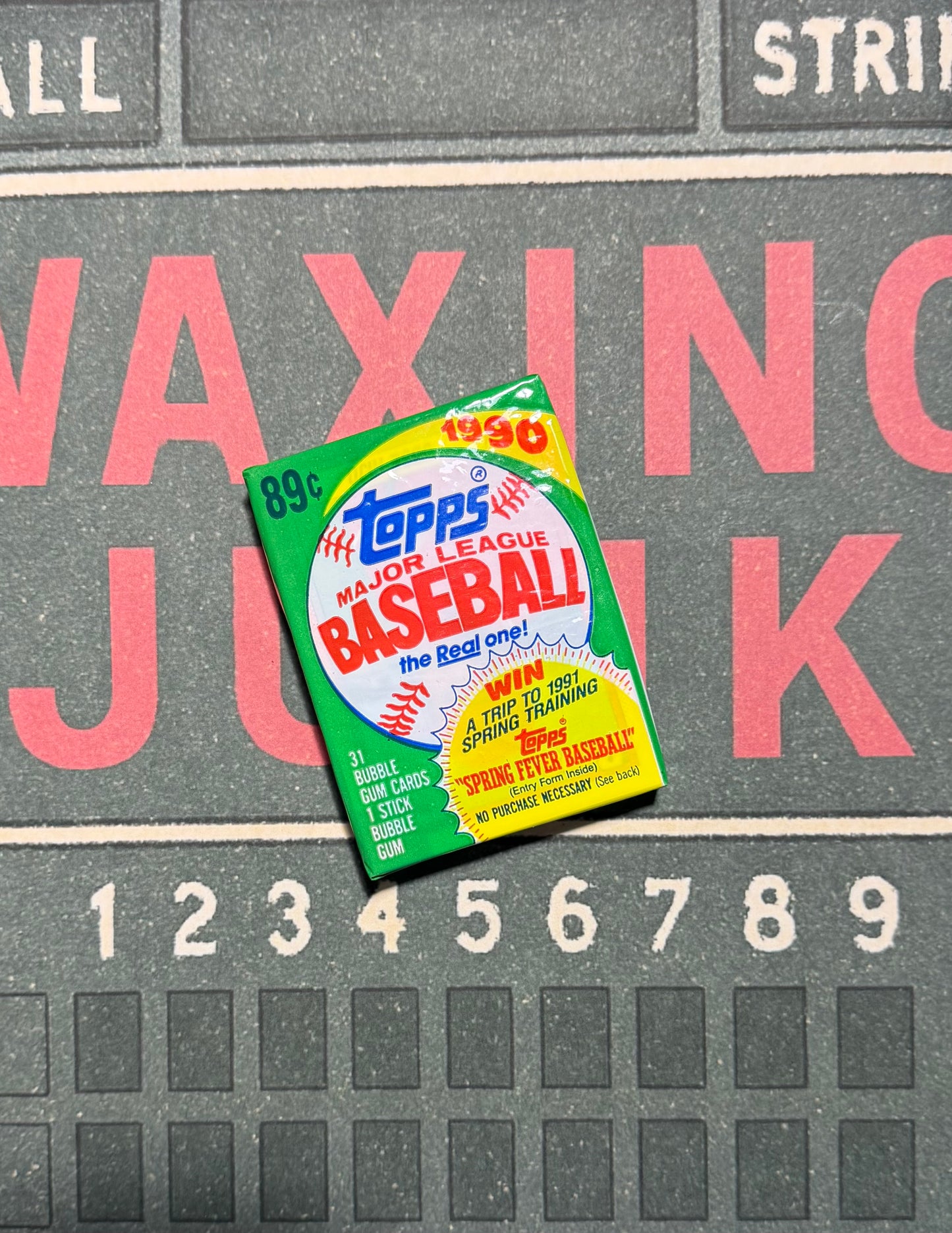 1990 Topps Baseball Cello Pack