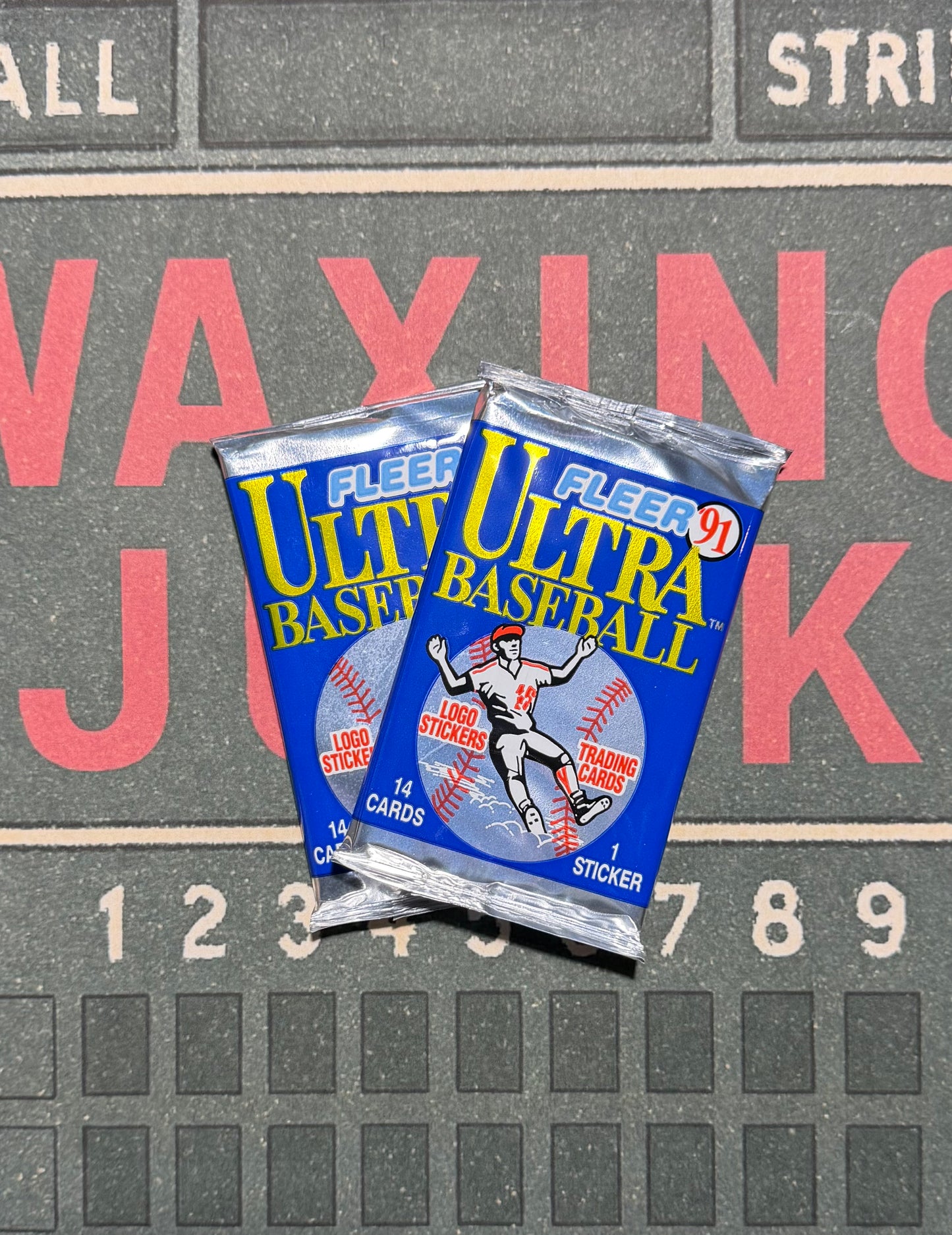 (2)1991 Fleer Ultra Baseball Packs