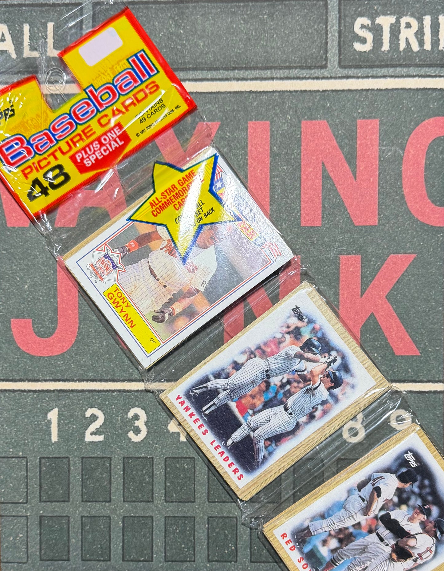 1987 Topps Baseball Rack Pack